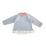 ホッペッタ Hoppetta 裾フリルトレーナー グレー 80cm 58384