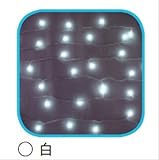 コロナ産業 LED 60球プラスチックグローブライト（シルバーコード） PBL60W　LED色：白色　【イルミネーションライト】