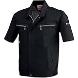 「KaKuDa」8891 半袖ブルゾン[Ｌ ９０:クロ]