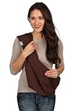 HugaMonkey Brown Baby Sling Small