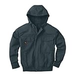 (SUN-S) サンエス 空調服 フード付ブルゾン・ハードデザイン (ファン無・服のみ) 綿100% (KU91410) チャコール　M