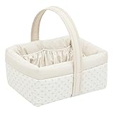 Cambrass Layette Basket (Star Beige) by Cambrass