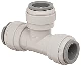 John Guest Acetal Copolymer Tube Fitting, Union Tee, 3/8" Tube OD (Pack of 10) [並行輸入品]
