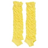 スイートクチュール クシュクシュ　ニーハイトレンカ レモンイエロー 16-21cm