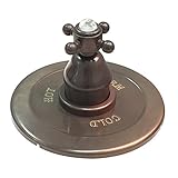 Rohl A6400XCTCB Country Bath Trim Kit for Pressure Balance with Integrated Volume Control with Cryst