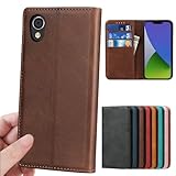 シャープ 対応 AQUOS sense2 SH-01L SHV43 SH-M08 ケース Android One S5 ケース SHARP アンドロイドワン S5 カバー (Ymobile/Softbank 兼用) アクオス SH01L ケース SHV43 カバー アクオスセンス2 SH-01L SHV43 スマホケース 手帳型 カバー 携帯ケース 【GoKIGIoD】 スマホケース マグネット 磁石付き レトロ ダークブラウン