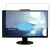 2枚 VacFun ブルーライトカット フィルム ， Asus VG278 / VG278HR 27インチ ディスプレイ モニター 向けの ブルーライトカットフィルム 保護フィルム 液晶保護フィルム（非 ガラスフィルム 強化ガラス ガラス ）