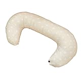 白井産業  日本製 オーガニックダブルガーゼ 抱き枕&授乳クッションカバー式 STARMOON