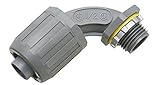 Arlington NMLT9050-5 90-Degree Non-Metallic 1/2-Inch Liquid-Tight Connector, 5-Pack [並行輸入品]