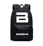 韓流グッズ GD BIGBANG ビッグバン ファッション 可愛 VIP バッグ リュックサック (ブラック)
