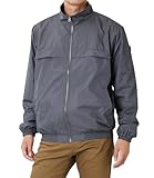 [ボグゼ] ウィンドブレーカー 作業服 ジャンパー 軽量 マイクロブルゾンEX ｸﾞﾚｰ