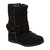 モモ グロウ 幼児/キッズ用「ゾーイ」ブラック レザー ブーツ ネイビー 米国幼児用サイズ9 M (インポート)