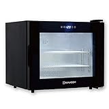 レマコム 前開き小型冷凍ショーケース (43L)ブラック RIS-43TB