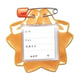 共栄プラスチック ORIONS 桜型名札 10枚入 オレンジ C-7-10-O