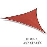 Firlar　シェード　オーニング　紫外線98% カット　UVカット シェード セイル　つっぱり式　サンシェード スクリーン 撥水　耐久性　庭·テラス·バルコニー用　イチオリシェード　矩形　正三角形