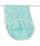 aden + anais (エイデンアンドアネイ) 【日本正規品】 バンブー バーピービブ 1枚組 azure solid aqua bamboo burpy bib single 9405