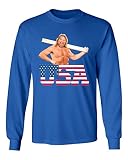 Hacksaw Jim Duggan WWFメンズ長袖Tシャツ