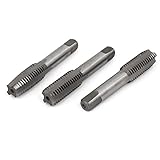 uxcell　ハンドタップ　管用タップ　金属　ラウンドシャンク　マシンタップ　M12 x 1.75mm