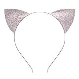 Elesa Miracle Kidsガールズレディースキラキラ猫耳ヘッドバンド値セット猫耳ヘアフープメイクアップパーティーFavor One Size