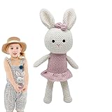 かぎ針編みの動物,手作りあみぐるみぬいぐるみ - ライオン フォックス ヘラジカ ウサギ あみぐるみ おもちゃ サファリ ぬいぐるみ 赤ちゃん、幼稚園児、女の子、