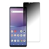MotoMoto フィルム sony Xperia 10 V (SO-52D / SOG11 / A302SO / XQ-DC44) 用の 360度 覗き見防止 ブルーライトカット 反射低減 日本製
