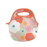 BUILT NY Gourmet Getaway Neoprene Mini Snack Tote, Bright Flower [並行輸入品]