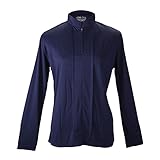 ユニワールド のらスタイル フェミニンハーフジップアップ NS-500 [LLサイズ] [UV加工] [吸汗速乾ハニカムメッシュ] [ネイビー]