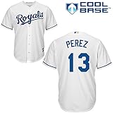 Majestic Athleticカンザスシティ・ロイヤルズサルバドール・ペレス2015クールベースホームジャージーS