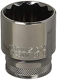 TRUSCO(トラスコ) ソケット 12角タイプ 差込角12.7 対辺30mm T4-30W