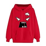 プルオーバー レディース Timsa 長袖 パーカー カットソー かわいい アニメ表情柄 トップス ゆったり 上着 スウェット 春秋冬 Tシャツ 薄手 シルエット スポーツ かっこいい おしゃれ ファ