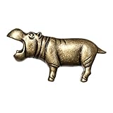 Big Sky Hardware Sierra Lifestyles Hippo Knob, Antique Brass by Big Sky Hardware