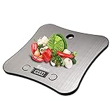 TOFOCO デジタルキッチンスケール LCDディスプレイ搭載 1-5000g /mlまで対応(シルバー)