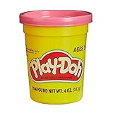 ハズブロ(HASBRO) プレイ・ドー Play-Doh シングル缶 112g (ピンク)こむぎねんど F2636 正規品