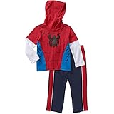 Marvel Spiderman Little Boys '幼児2 Piece Fleece Set カラー: レッド