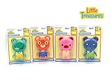 Fun Squeaking Bathtub Floating Toys 4 pcs set Garden bath toys for toddlers [並行輸入品]