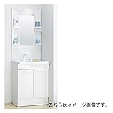 TOTO Vシリーズ 洗面化粧台 間口600 [LMPB060A1GDG1G＋LDPB060BAGEN1B] シンシアホワイト 一面鏡 2枚扉 LEDランプ 一般地 エコミラー無し