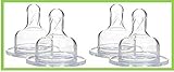 Dr. Brown Wide-Neck 4 Count Nipples - Y-Cut (9M+) by NYD