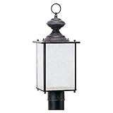 Sea Gull Lighting 89386BL-08 Jamestowne - One Light Outdoor Wall Sconce, Textured Rust Patina Finish