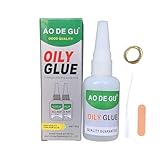 JOEWARE万能強力接着剤OILY GLUE瞬間接着剤、油性オリジナル万能接着剤、万能強力接着剤高強度・防水性・速乾性ジェル 多用途プロ・ホビー用 超強力接着剤AODEGU 超強力接着剤溶接用高強度油性接着剤、ユニバーサル接着剤、万能補修用接着剤50g
