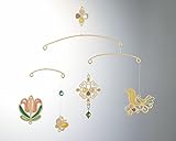 窓辺、お部屋に飾るインテリア 丸和貿易 ブリエット モビール バードアイボリー 400638402