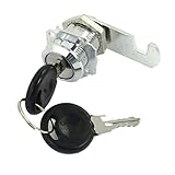 カムロック，SODIAL(R) ツールボックス家具ロック19ミリメートル Diaネジシリンダーカムロック（キー付）