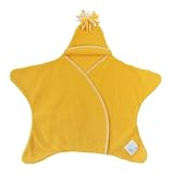 Tuppence & Crumble タッペンスアンドクランブル 星型アフガン Star Wrap スターラップ 0-4ヶ月用 イエロー