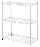 エイ・アイ・エス (AIS) メタルラック本体 ホワイト 75x35x91.8cm 19φスチールラックセット AM-7590W