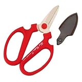 坂源 【生花・園芸鋏】ハンドクリエーションＦ180(赤) 180mm 143