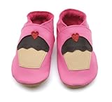 【英国製カーフレザーベビーシューズ】《マフィン/ピンク muffin/pink XLサイズ》