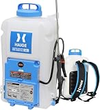 HAIGE(ハイガー) 電動噴霧器 充電式 20L 除草 消毒 バラ 害虫予防 園芸 農業 背負式 HG-KBS20L (ブルー, 20L)