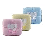 amzmonnsuta ベビー　コットン製枕　赤ちゃんの頭の滑り防ぐ　クッション　フラットヘッドパッド
