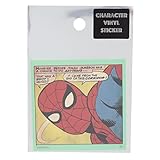 スパイダーマン[ステッカー ダイカット ビニール]シール/角 グリーン MARVEL