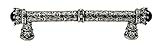 Carpe Diem Hardware 6912-9OX Crowning Glory King George 5-Inch O.C. Pull with Semi Precious Stones, 