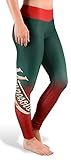 Minnesota Wild女性のNHLグラデーションレギンスヨガパンツ M グリーン